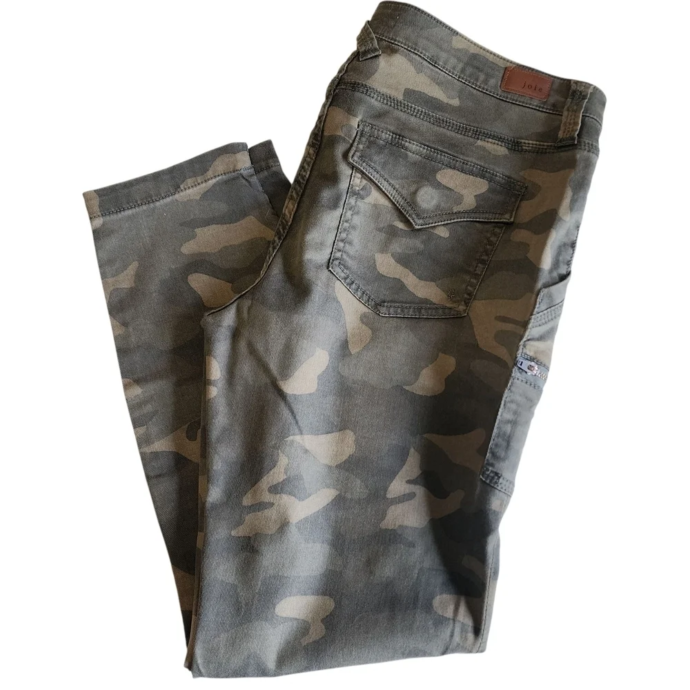 Joie Park Camouflage Cargo Skinny Pants - 32 - Picture 7 of 13